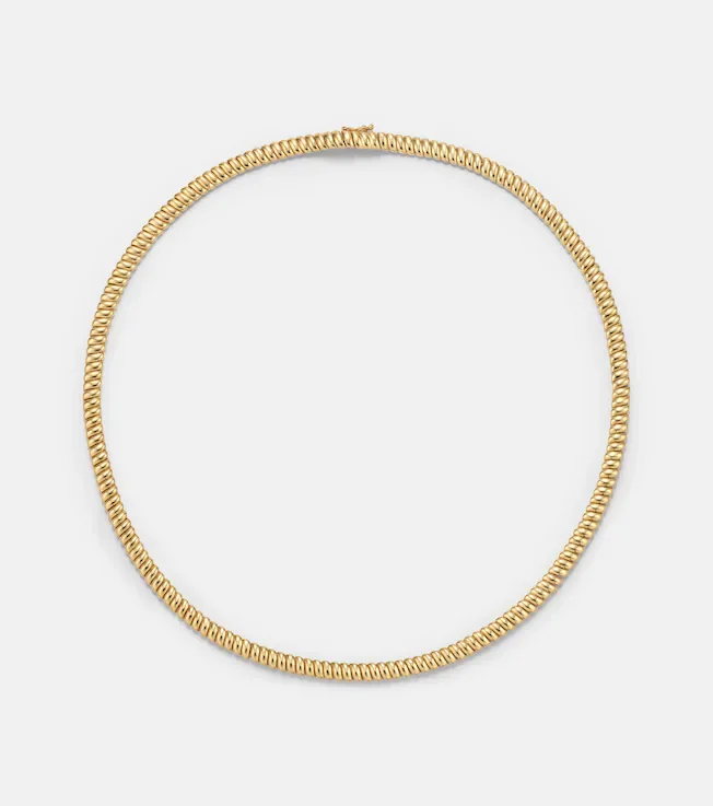 Zoe Thin 18kt gold choker