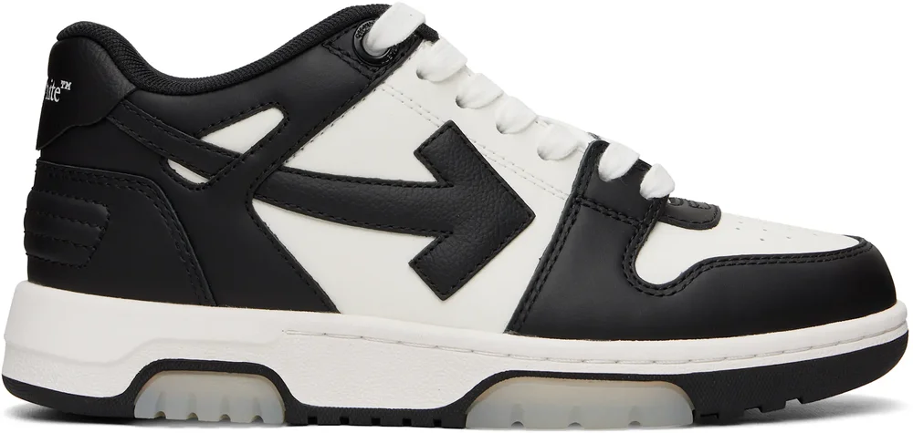 White & Black Out Of Office Sneakers