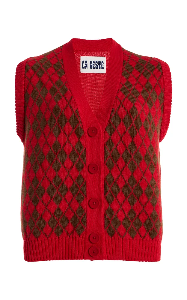 Arlequín Knit Wool Vest