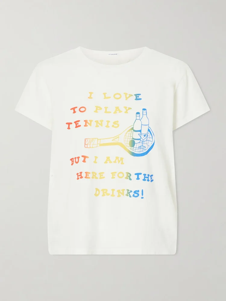 The Boxy Goodie Goodie printed cotton-jersey T-shirt