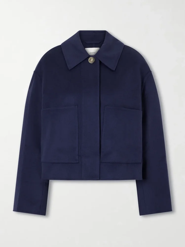 Kalaa wool and silk-blend jacket
