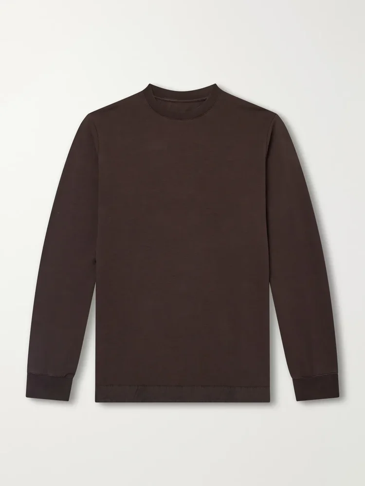 Felix Gabardine-Trimmed Cotton-Jersey T-Shirt