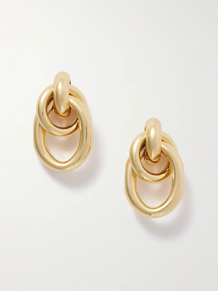 Ami gold-tone earrings