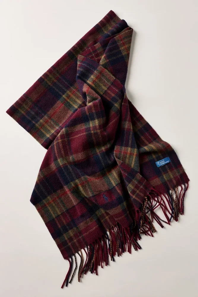 Polo Ralph Lauren Plaid Cashmere Scarf