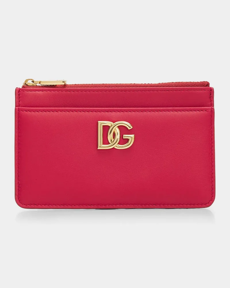 Logo Leather Card Holder