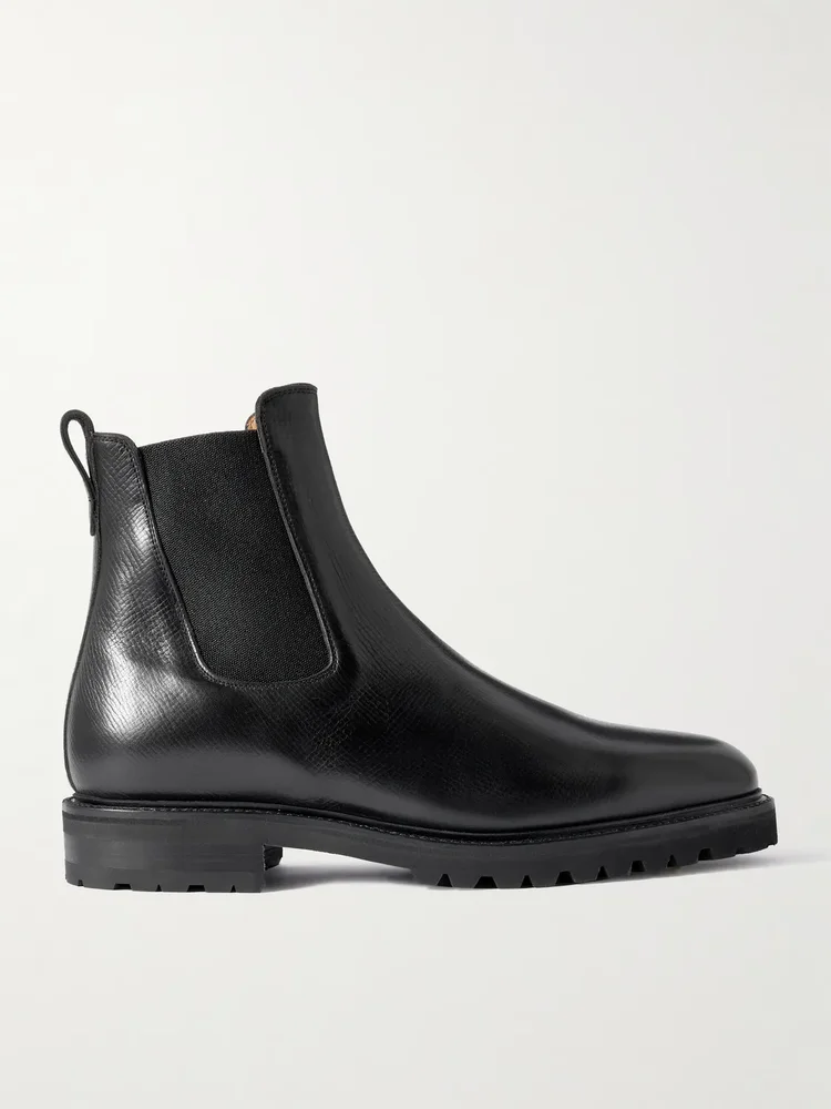 M11 Cross-Grain Leather Chelsea Boots