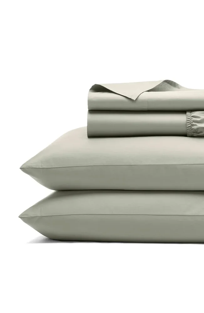 Signature Hemmed Sheet Set in Sageleaf