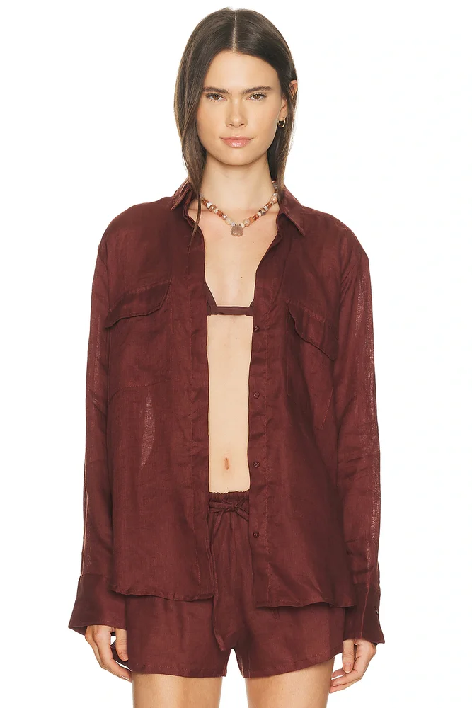 Mentawai Button Up Long Sleeve Shirt