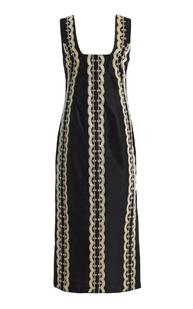 Ivette Silk Midi Dress