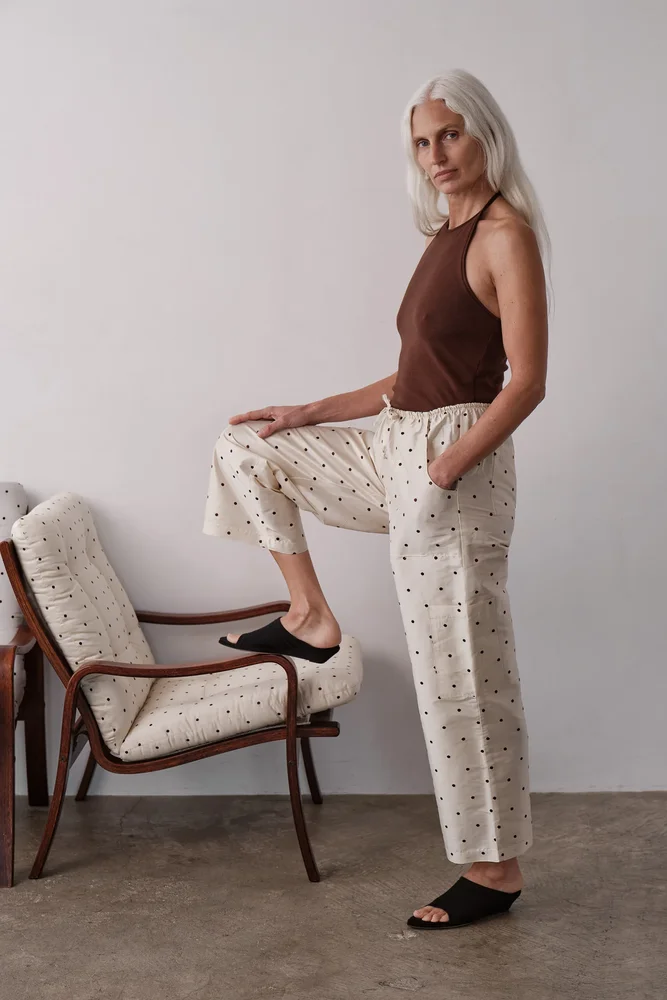 Shopdonni The Silk Taffeta Cargo Pant