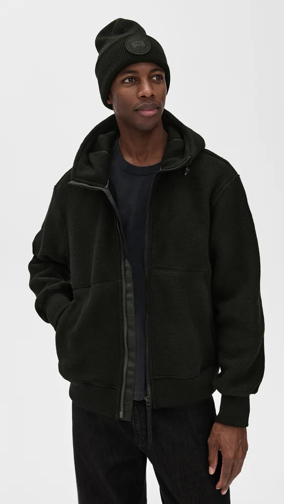 Chilliwack Black Disc Fleece Bomber