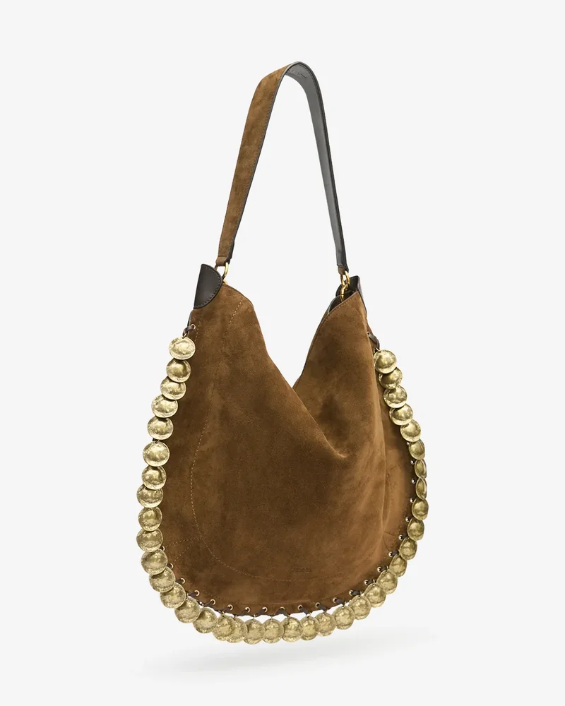 OSKAN HOBO SOFT BAG MEDALLIONS