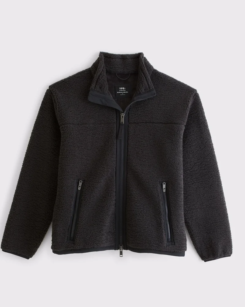 Full-Zip Sherpa Jacket