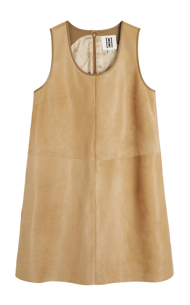 Nicole Leather Mini Dress