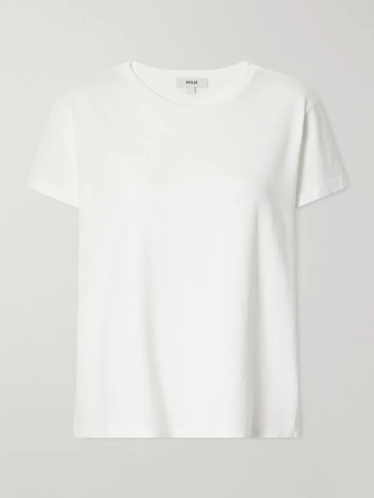 Long Line Adine organic cotton-jersey T-shirt