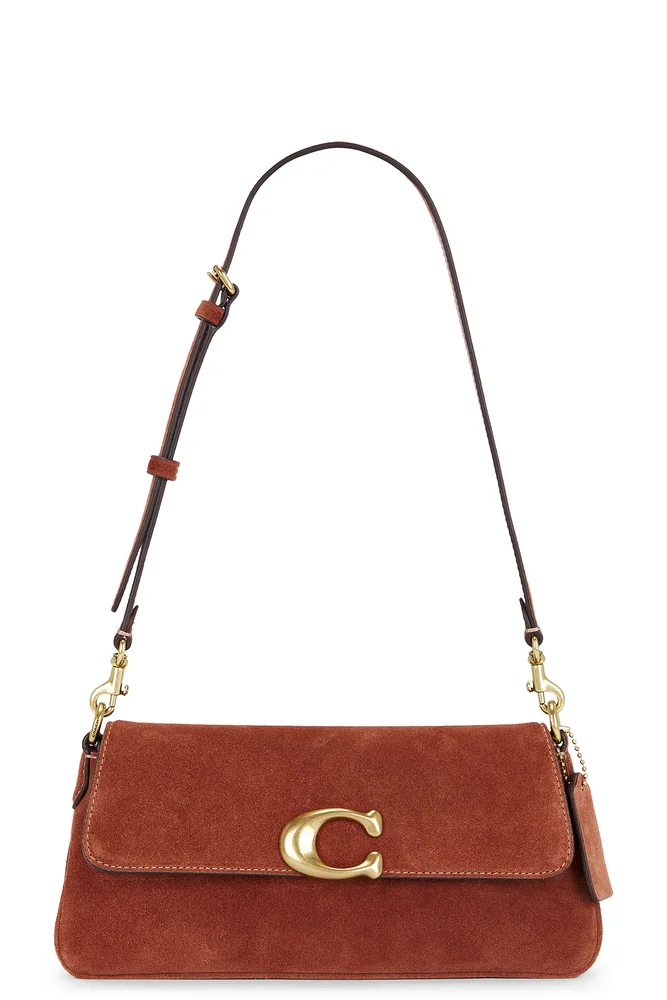 Suede Jet Shoulder Bag