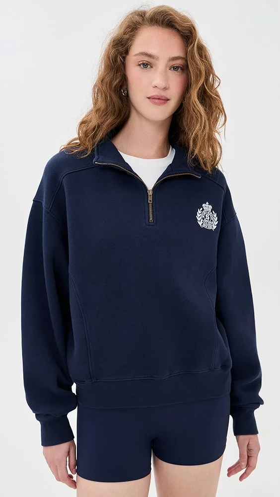 NY Crest Embroidered Quarter Zip