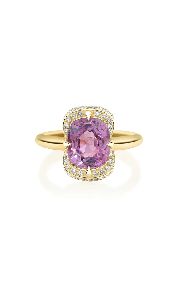 18K Yellow Gold Spinel Aurora Ring