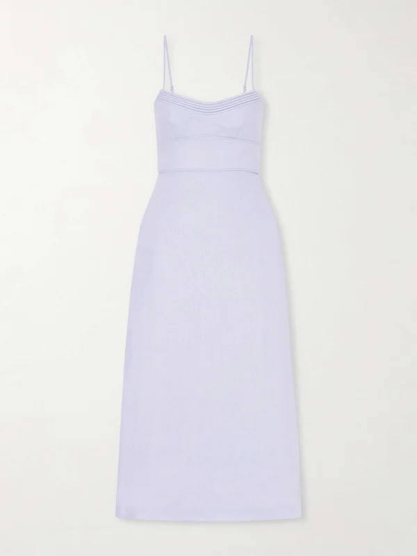 ZIMMERMANN Luna linen midi dress