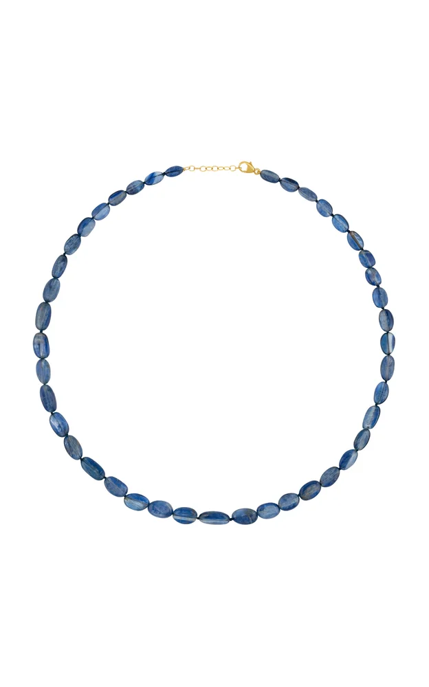 14K Yellow Gold Kyanite Necklace