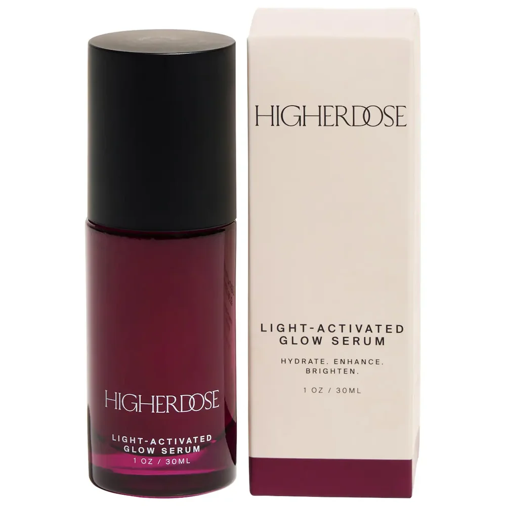 Light-Activated Glow Serum with Copper Peptides and for Red Light Therapy