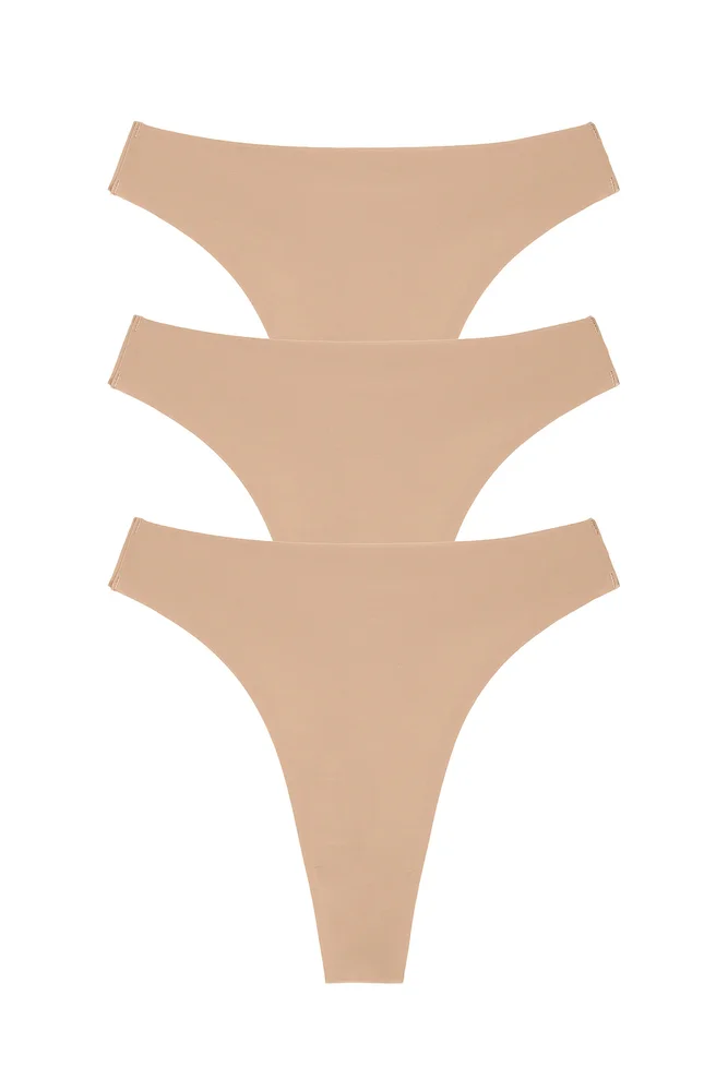 Base High Thong 3-pack