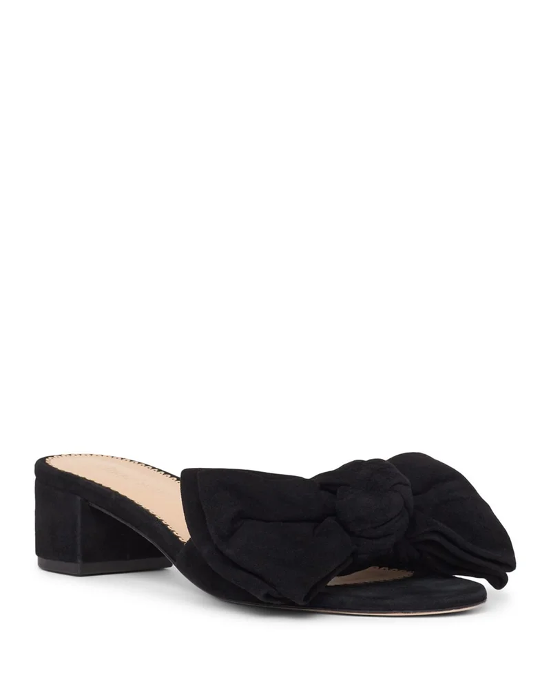 Faith Suede Bow Slides
