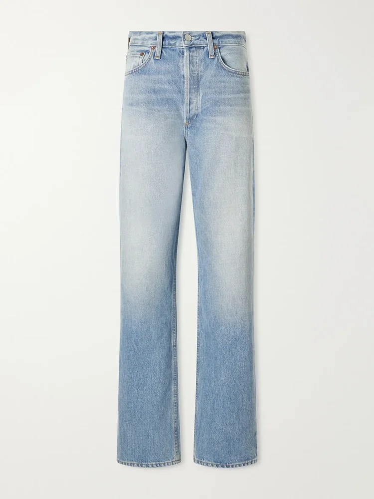 Kelly high-rise straight-leg jeans