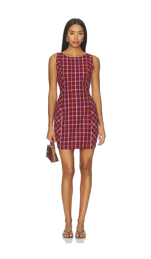 Atlas Plaid Mini Dress