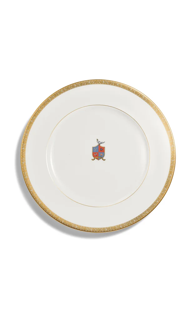 Crest Bone China Dinner Plate