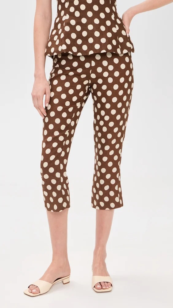 Valeria Linen Capri Pants