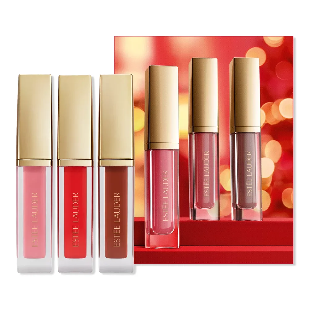 Suite Kisses Glossy Pout Mini Lip Oil Trio Makeup Gift Set