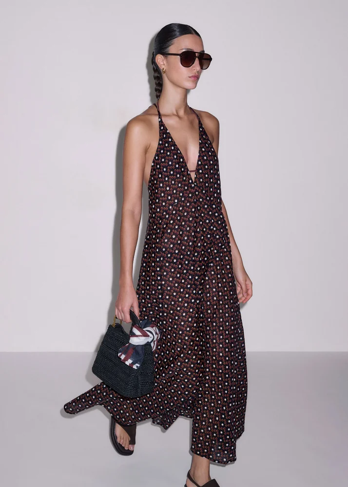 Halter Maxi Beach Dress