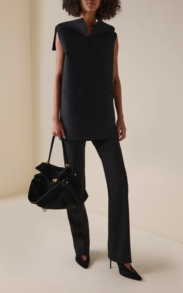 Vareuse Wool-Blend Scuba Mini Dress
