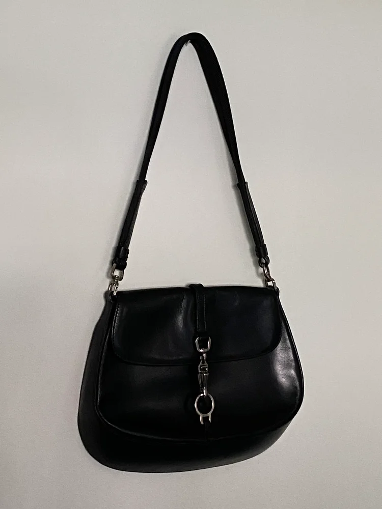 Vintage Prada Leather Shoulder Bag