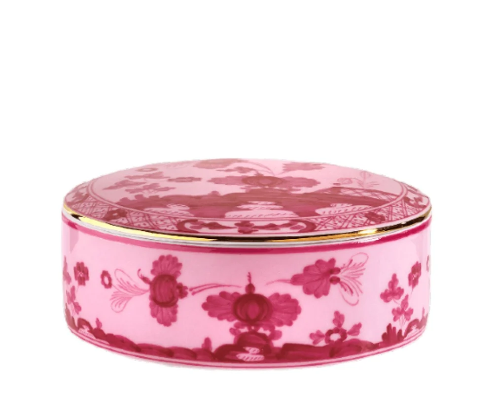 Oriente Italiano Round Box with Cover