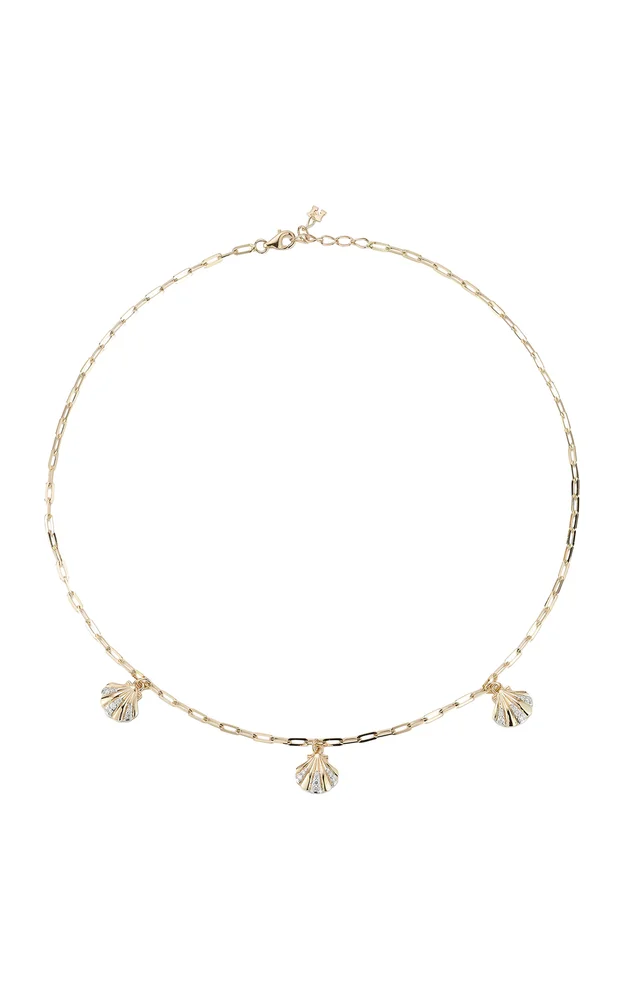 3 Petite Venus Shell Necklace