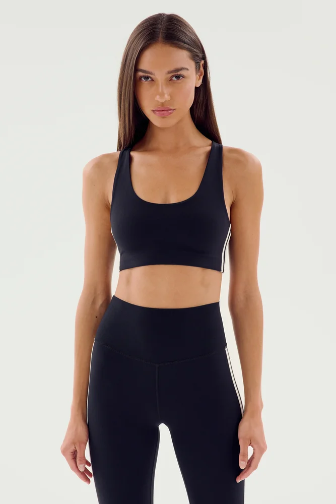 Ella Airweight Bra - Black/White