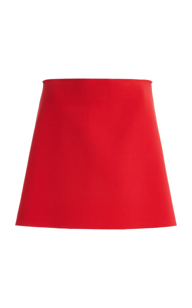 Exclusive Lay3 Cotton-Blend Mini Skirt