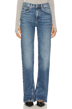 Mid Rise Kick Boot Jeans