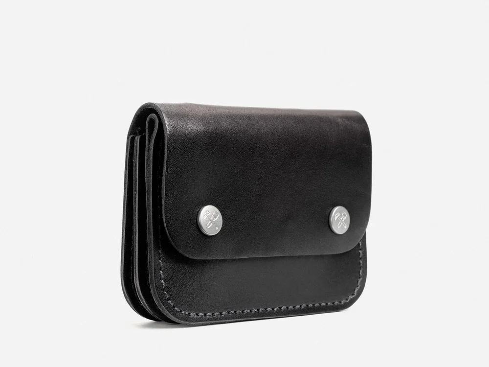 No. 262 Small Trucker Wallet in Black