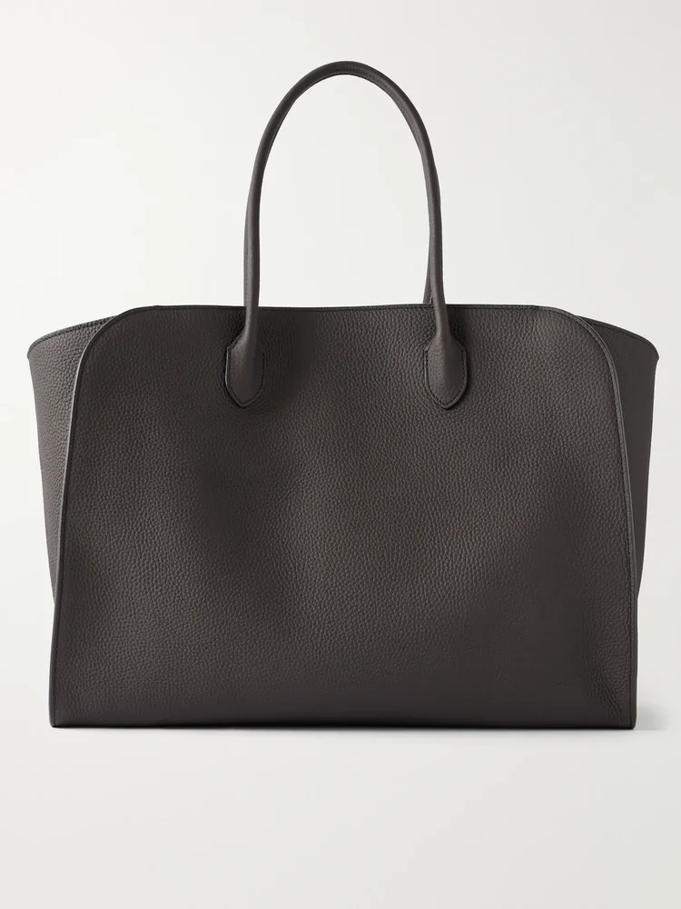 Marlo 17 full-grain leather tote