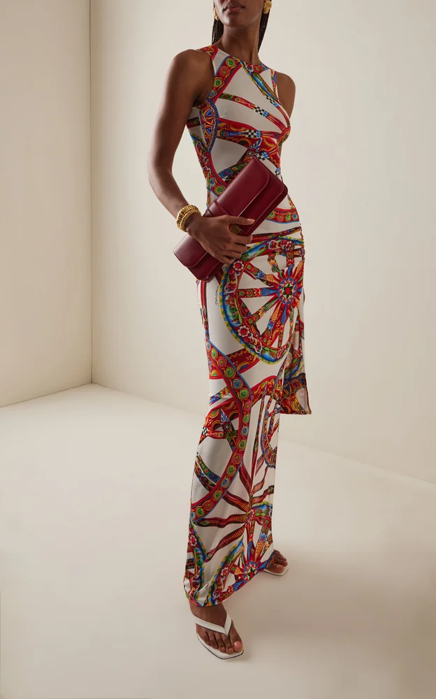 Printed Maxi Dress