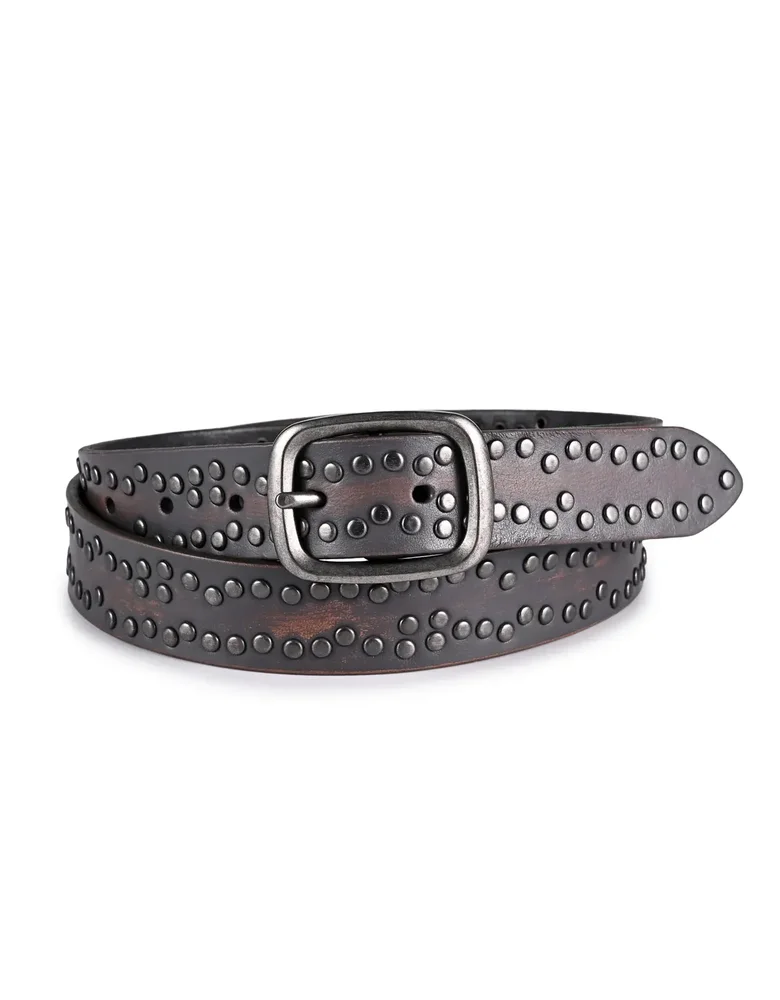 Westland Genuine Leather Desert Inspired Studded Belt