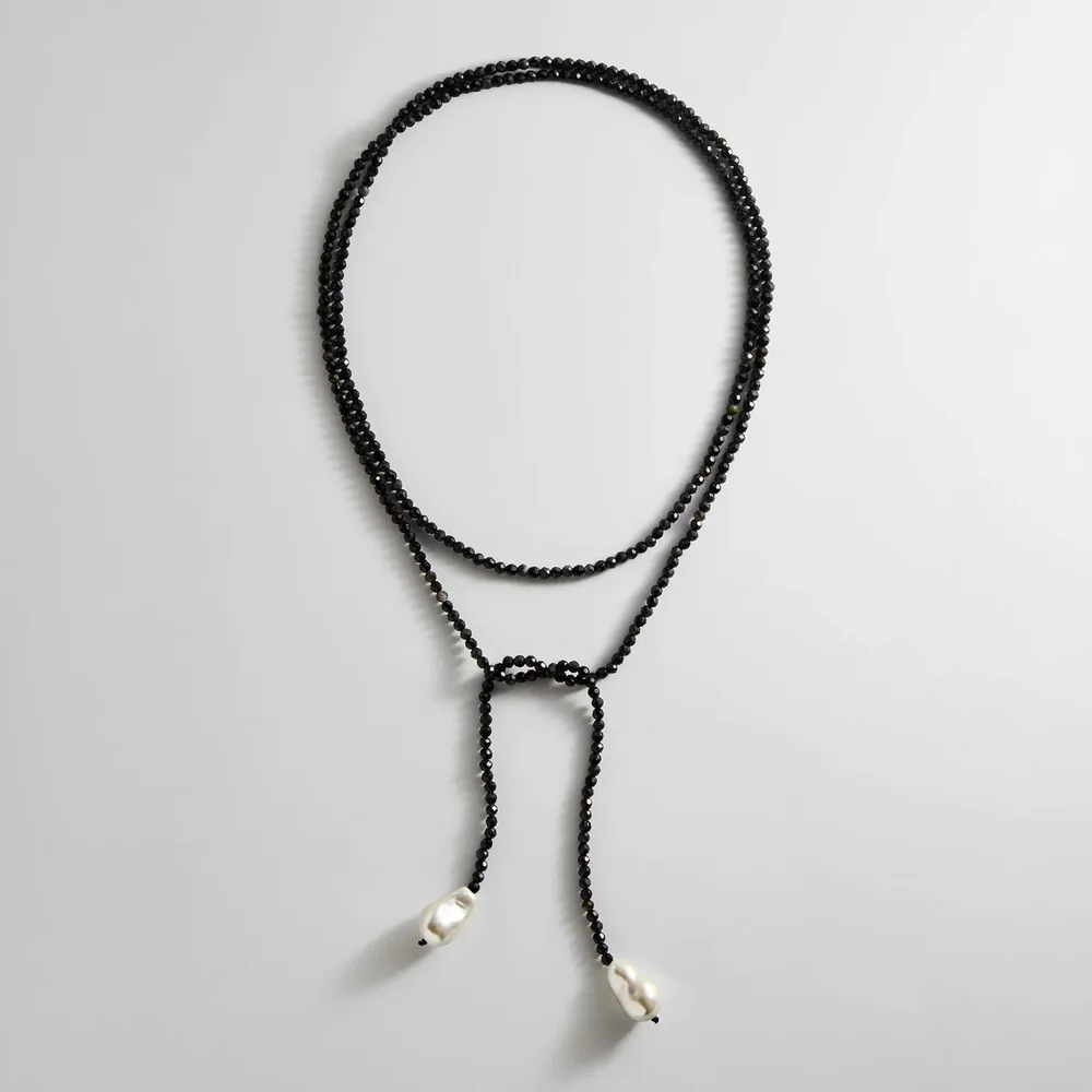 Semi-Precious Pearl Wrap Necklace