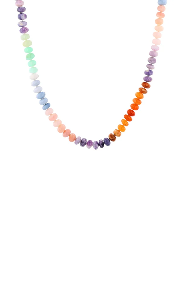 Sterling Silver Opal Necklace