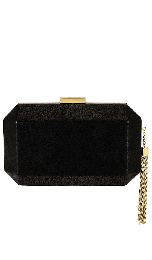 Lia Facetted Clutch With Tassel