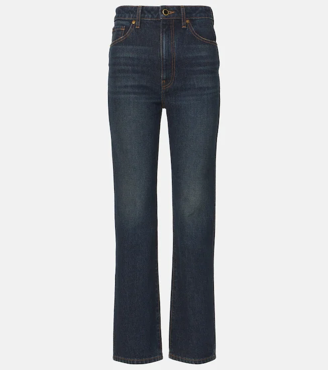 Abigail high-rise straight jeans
