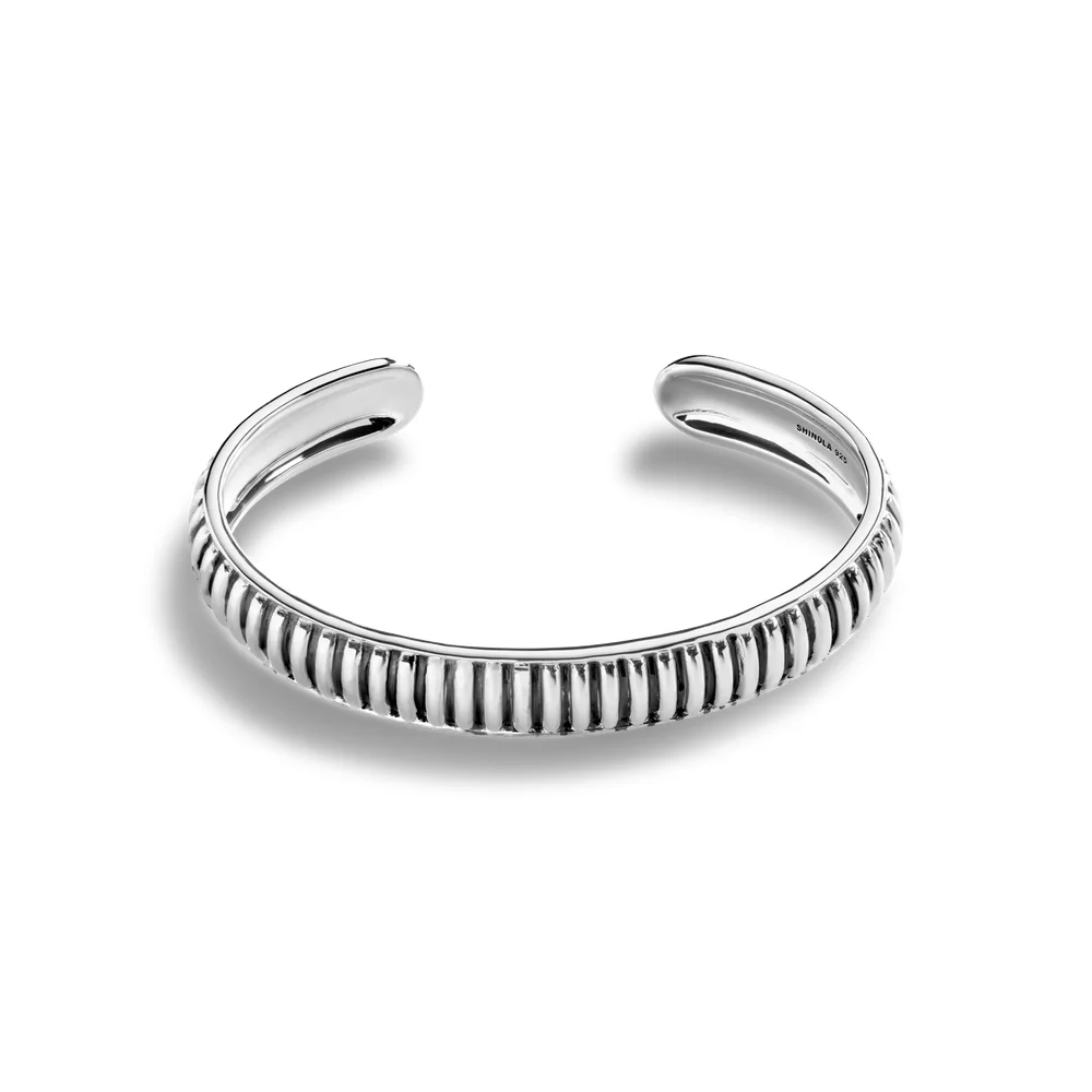 Coin Edge Cuff Bracelet