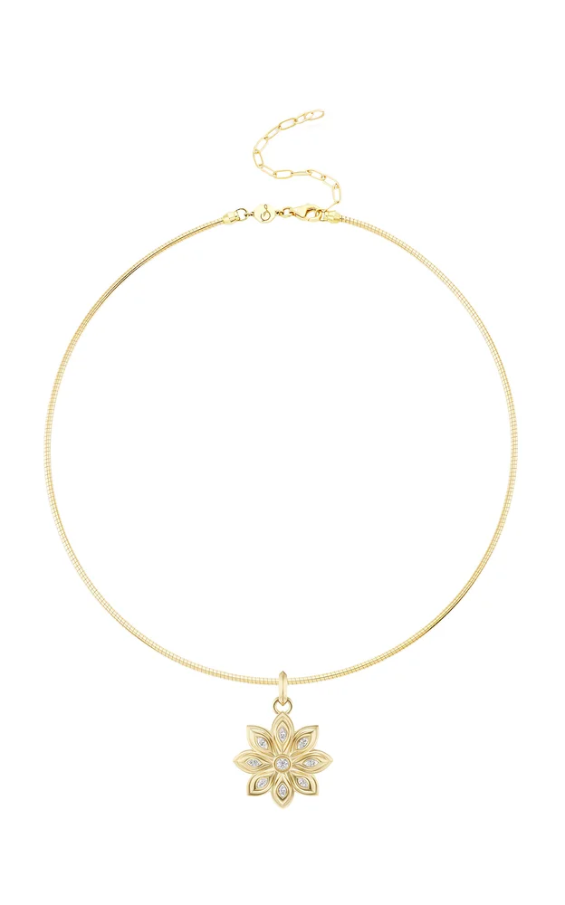 Bloom 18K Yellow Gold Diamond Necklace